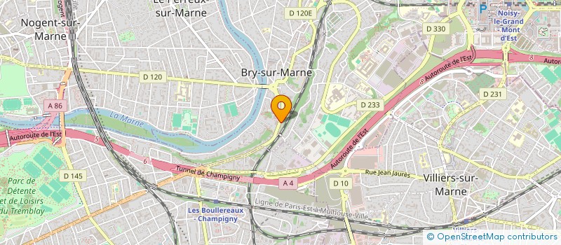 localisation de l'entreprise MARINA à BRY-SUR-MARNE