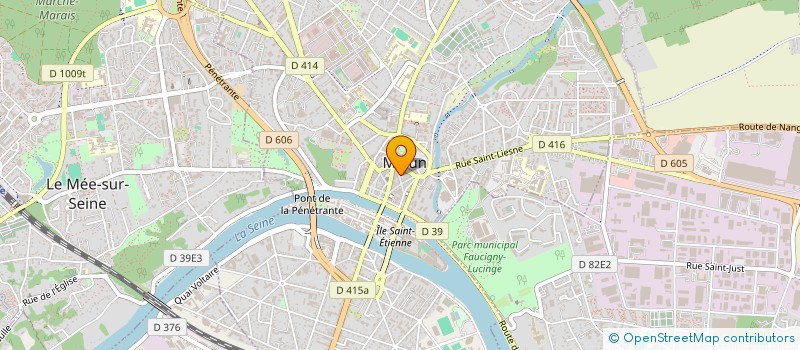localisation de l'entreprise MARINA à MELUN