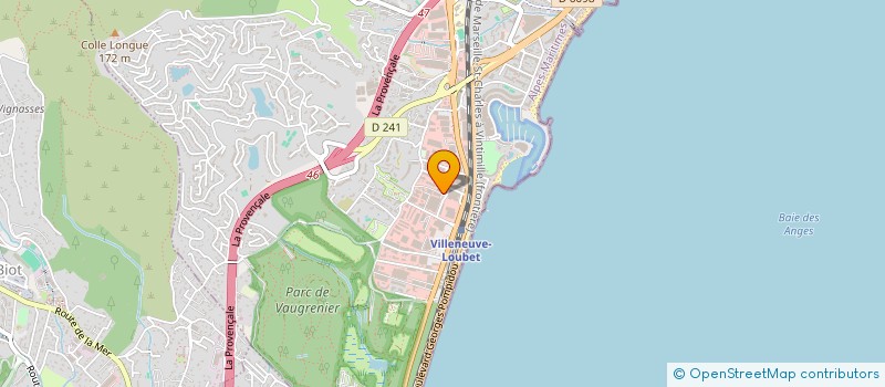 localisation de l'entreprise MARINA AR COOK 06  VILLENEUVE-LOUBET