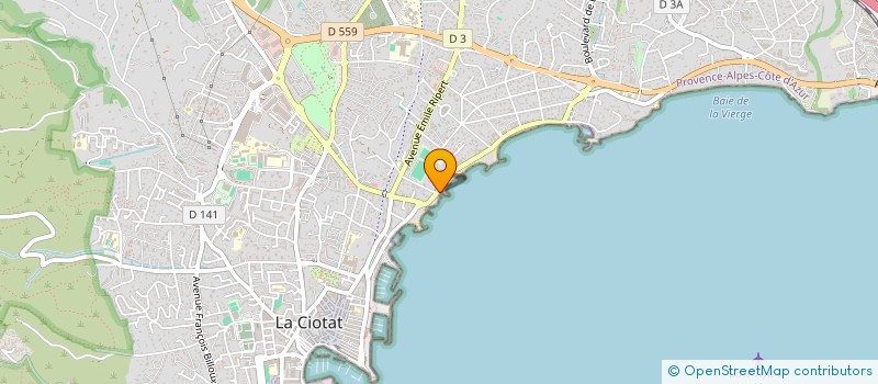 localisation de l'entreprise MARINA B  LA CIOTAT