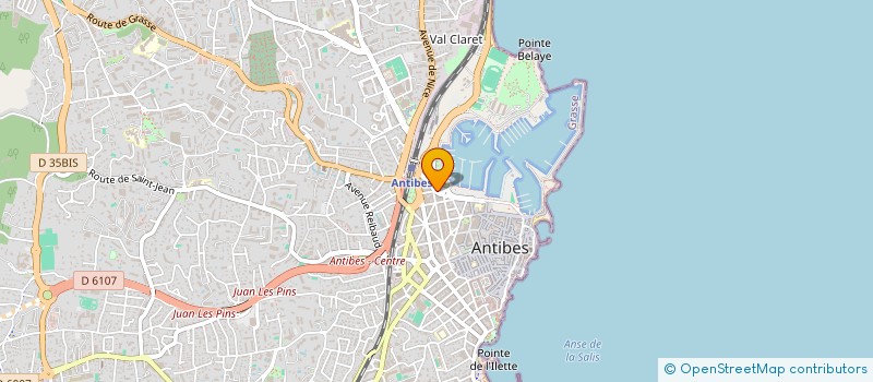 localisation de l'entreprise MARINA BELTON à ANTIBES