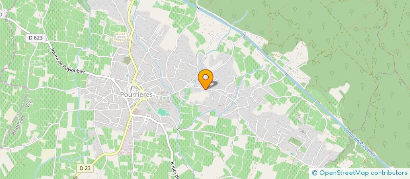 localisation de l'entreprise MARINA CHARLOTTE  POURRIERES