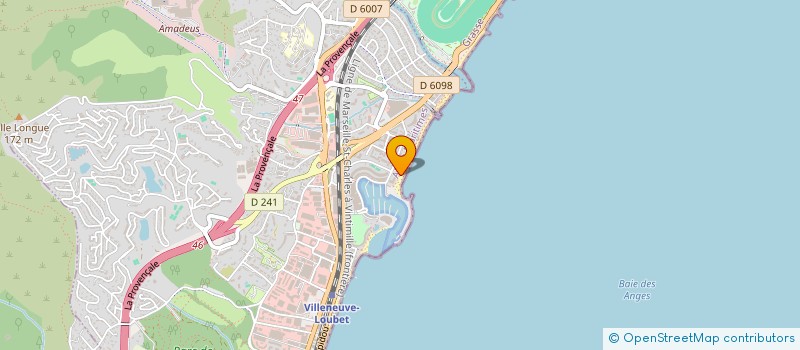 localisation de l'entreprise MARINA COIFFURE  VILLENEUVE-LOUBET