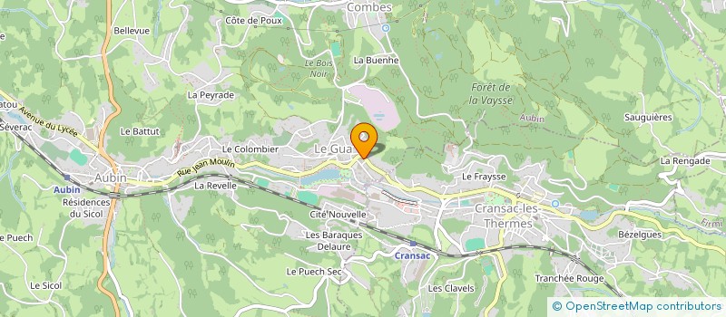 localisation de l'entreprise MARINA CREAMAKER  AUBIN