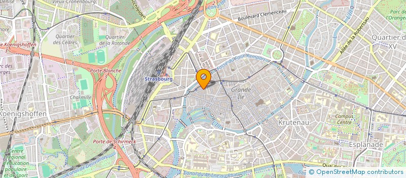 localisation de l'entreprise MARINA DALI à STRASBOURG