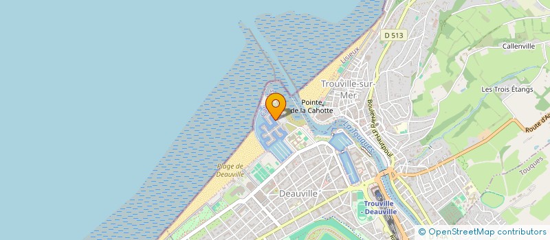 localisation de l'entreprise MARINA DEAUVILLE CLUB  DEAUVILLE