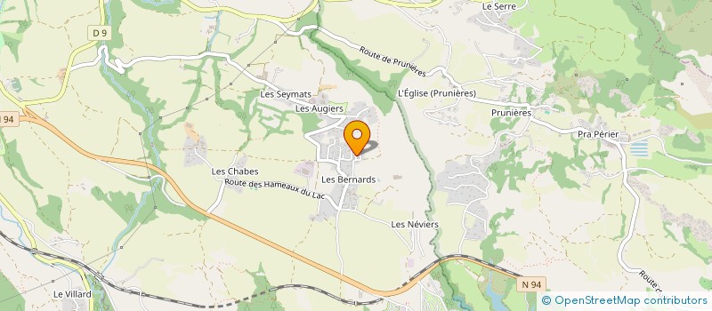 localisation de l'entreprise MARINA DORAT COACHING  CHORGES