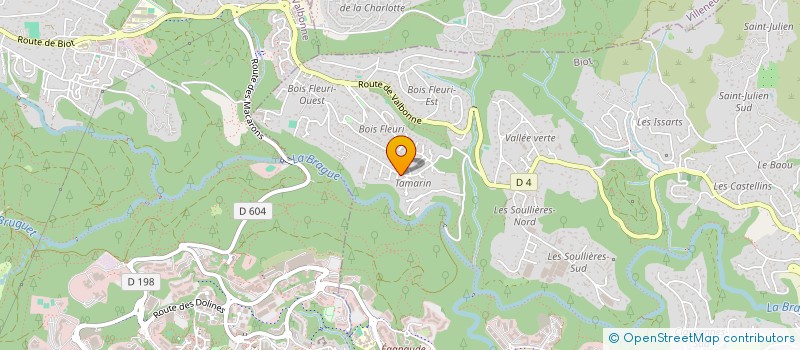 localisation de l'entreprise MARINA DRONE NETTOYAGE à BIOT