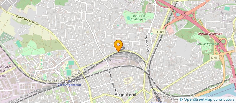 localisation de l'entreprise MARINA ET JERRY à ARGENTEUIL
