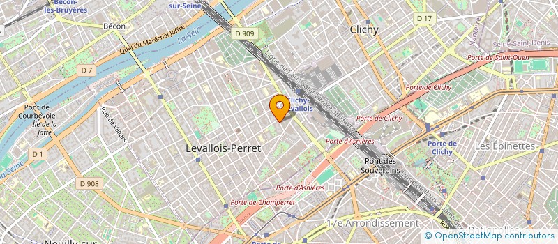 localisation de l'entreprise MARINA INNOV à LEVALLOIS-PERRET