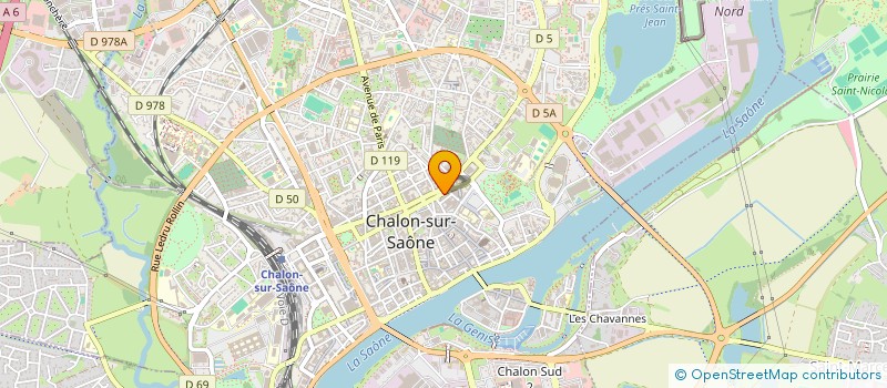 localisation de l'entreprise MARINA LA SUITE BIEN-ETRE à CHALON-SUR-SAONE