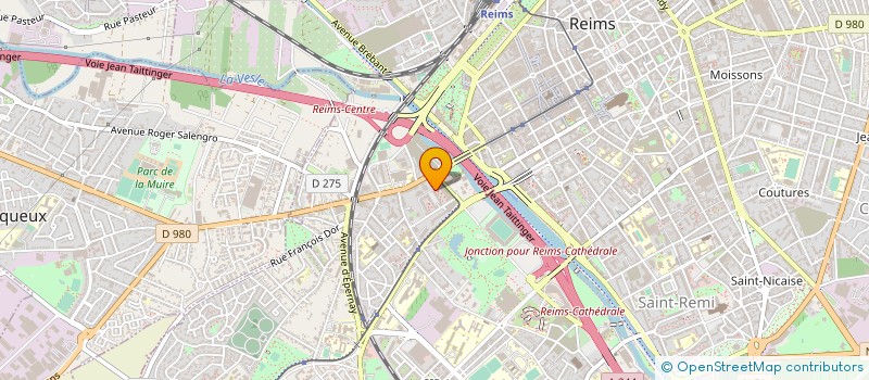 localisation de l'entreprise MARINA PRODUCTION  REIMS