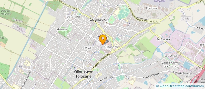 localisation de l'entreprise MARINA SA à CUGNAUX