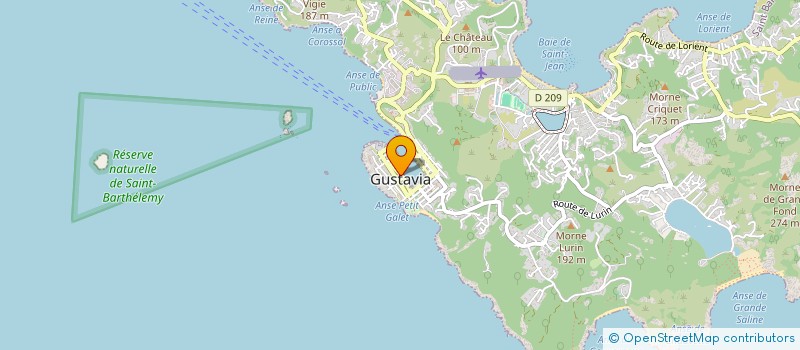 localisation de l'entreprise MARINA SB à SAINT BARTHELEMY