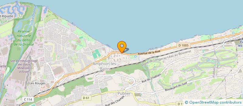 localisation de l'entreprise MARINA SCI à THONON-LES-BAINS