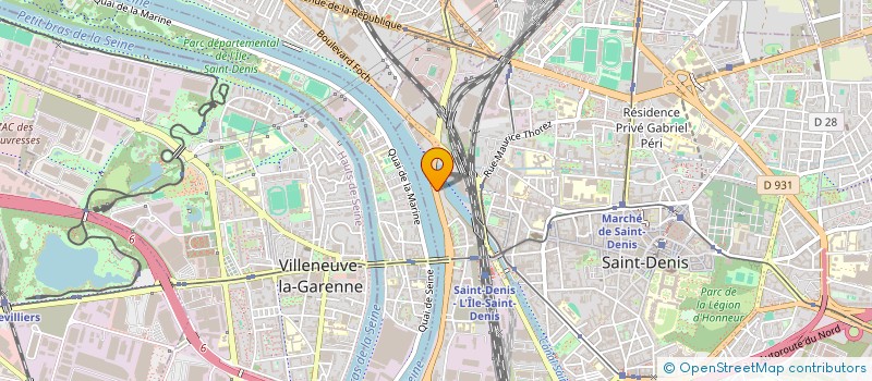 localisation de l'entreprise MARINA SERVICES à SAINT-DENIS