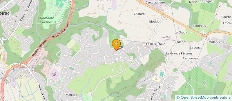 localisation de l'entreprise MARINA V  BOULIAC