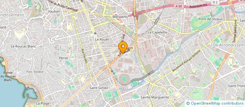 localisation de l'entreprise MARINAL à MARSEILLE