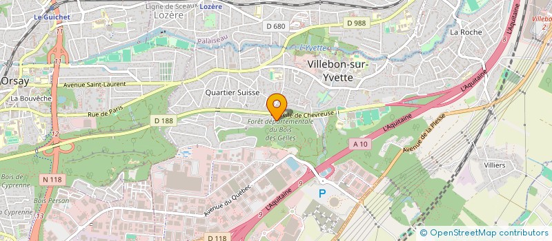 localisation de l'entreprise MARINAMAC à VILLEBON-SUR-YVETTE