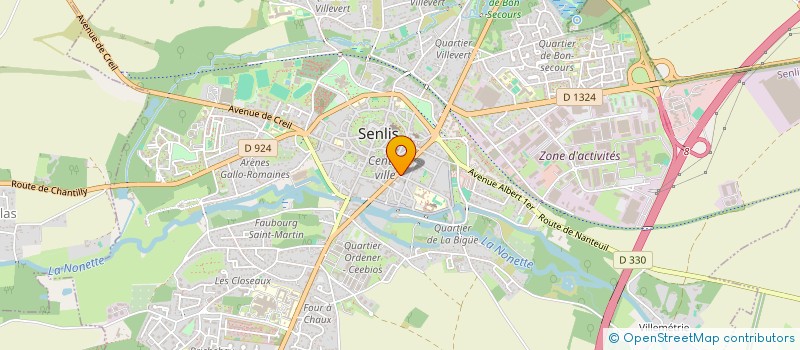 localisation de l'entreprise MARINANGE  MONT-L'EVEQUE