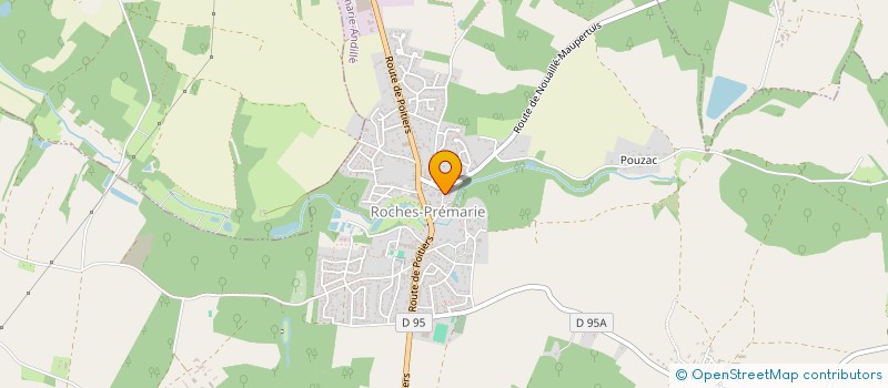 localisation de l'entreprise MARINAT  ROCHES-PREMARIE-ANDILLE