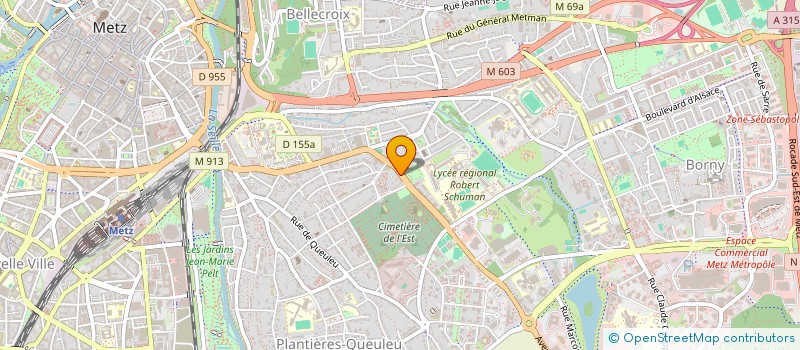 localisation de l'entreprise MARINAT  METZ