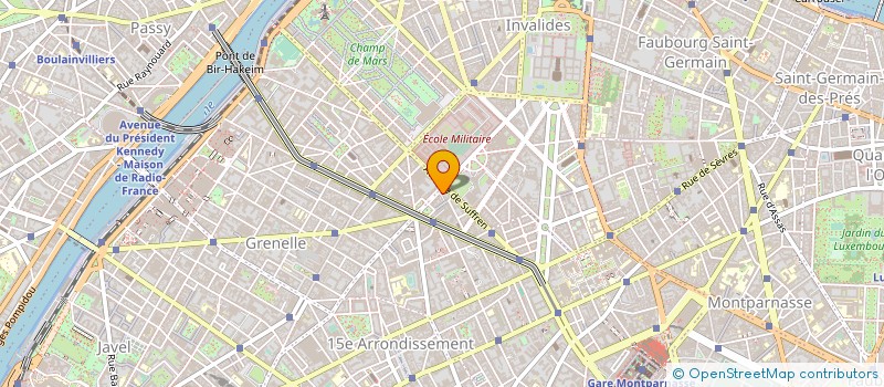 localisation de l'entreprise MARINAT VOYAGES à PARIS