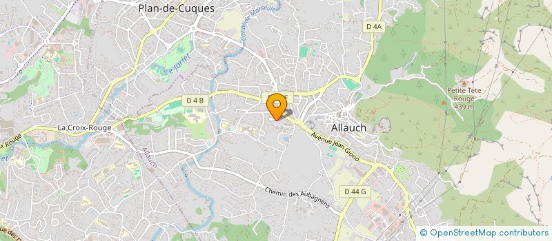 localisation de l'entreprise MARINE 06  ALLAUCH