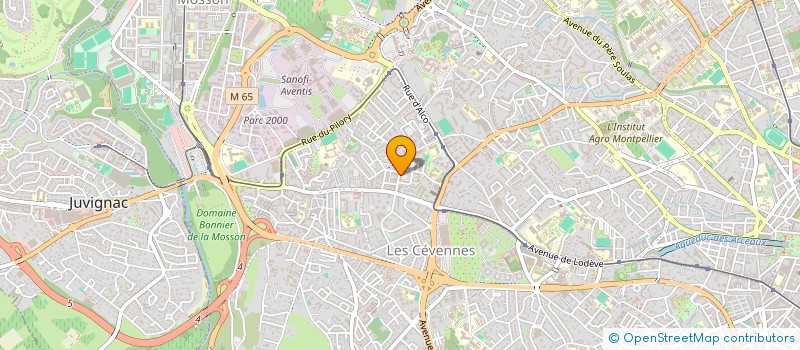 localisation de l'entreprise MARINE à MONTPELLIER