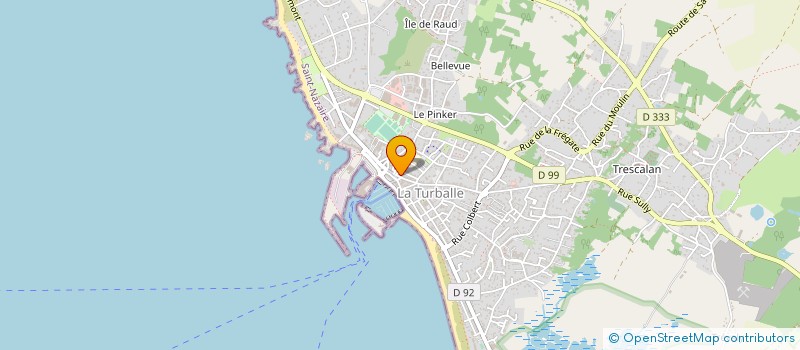 localisation de l'entreprise MARINE à LA TURBALLE