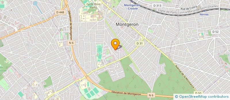 localisation de l'entreprise MARINE à MONTGERON