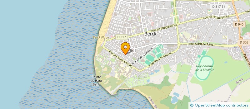 localisation de l'entreprise MARINE à BERCK