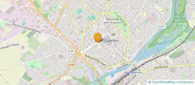 localisation de l'entreprise MARINE à SAINT-QUENTIN
