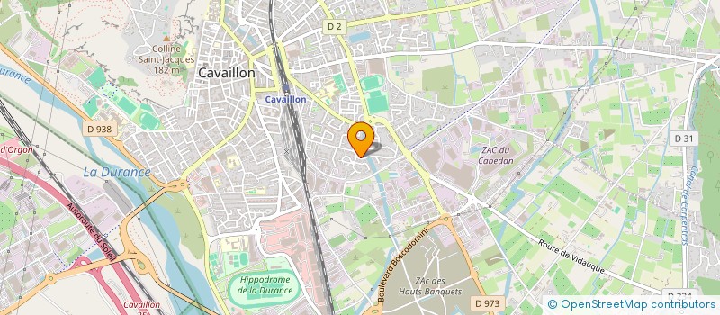 localisation de l'entreprise MARINE  CAVAILLON