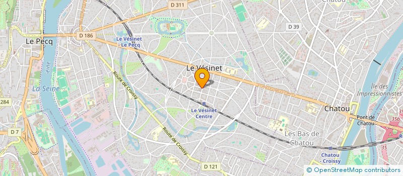 localisation de l'entreprise MARINE  LE VESINET