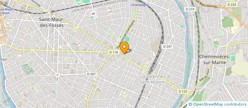 localisation de l'entreprise MARINE à SAINT-MAUR-DES-FOSSES