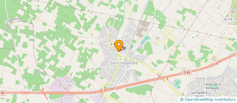 localisation de l'entreprise MARINE  SAINT-HIPPOLYTE