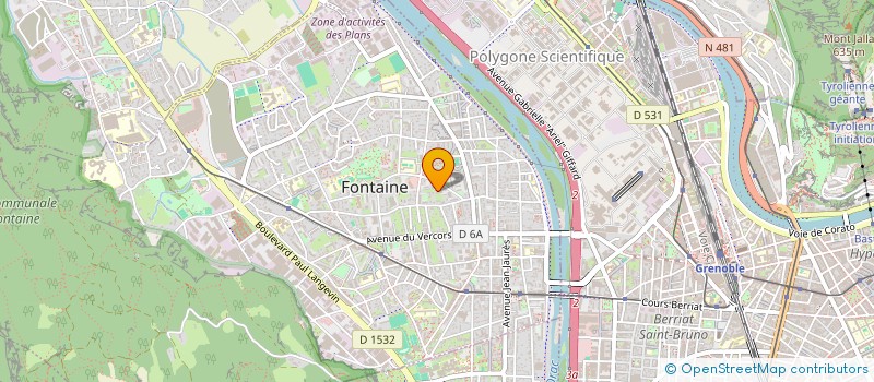 localisation de l'entreprise MARINE  FONTAINE