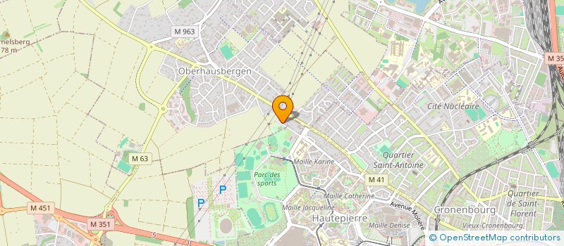 localisation de l'entreprise MARINE  OBERHAUSBERGEN