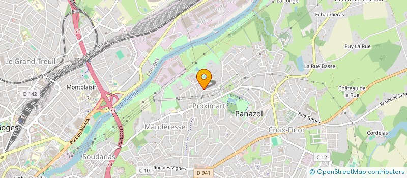 localisation de l'entreprise MARINE à PANAZOL