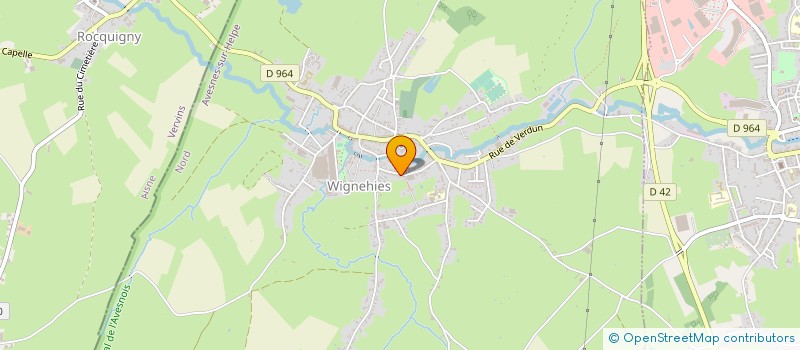 localisation de l'entreprise MARINE 59  WIGNEHIES