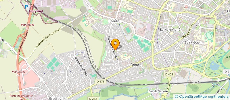 localisation de l'entreprise MARINE à CAEN