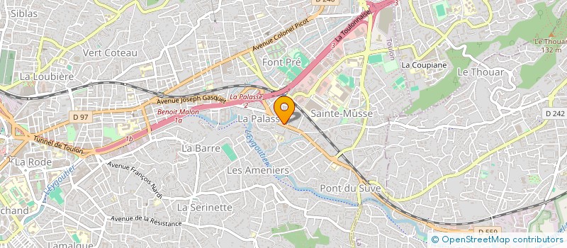 localisation de l'entreprise MARINE  TOULON