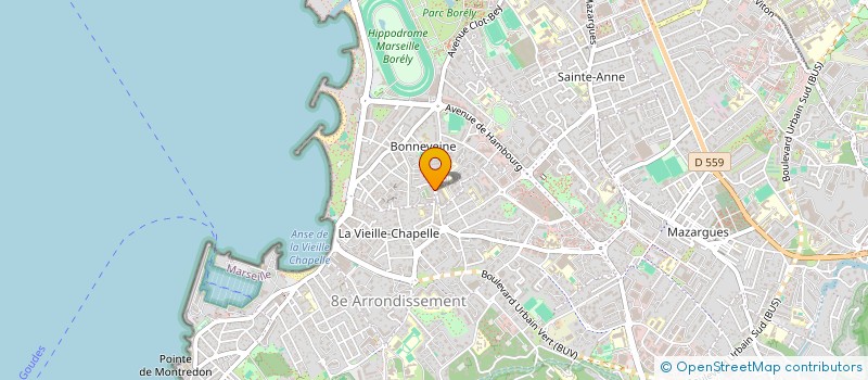 localisation de l'entreprise MARINE à MARSEILLE
