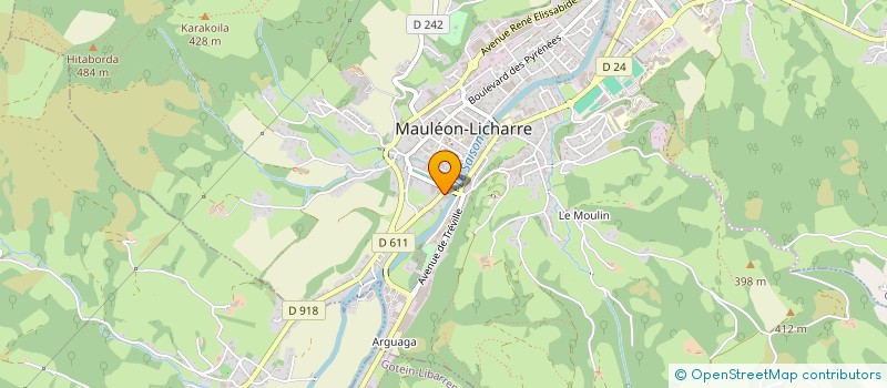 localisation de l'entreprise MARINE ARHIE à MAULEON-LICHARRE