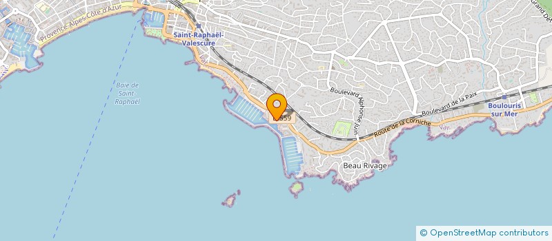 localisation de l'entreprise MARINE AZUR DIFFUSION SERVICES à SAINT-RAPHAEL