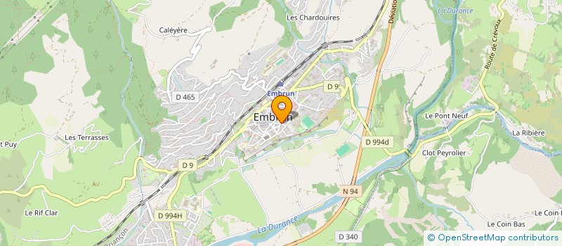 localisation de l'entreprise MARINE BENOIT IMMOBILIER à EMBRUN