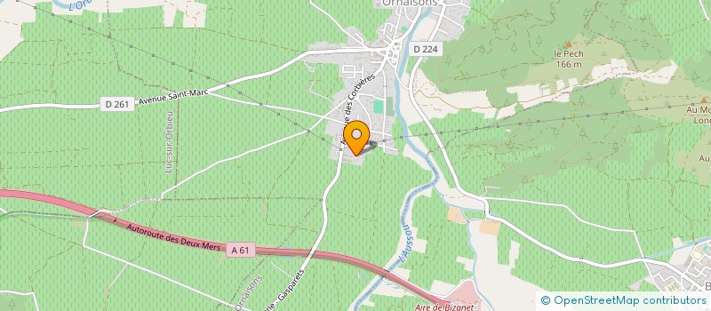 localisation de l'entreprise MARINE BRODERIE  ORNAISONS