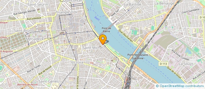 localisation de l'entreprise MARINE BY JACQUELINE  BORDEAUX