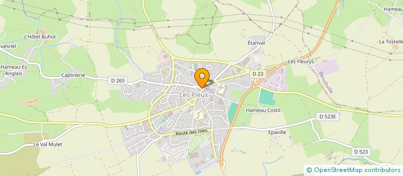 localisation de l'entreprise MARINE CHRONOCOACH à LES PIEUX